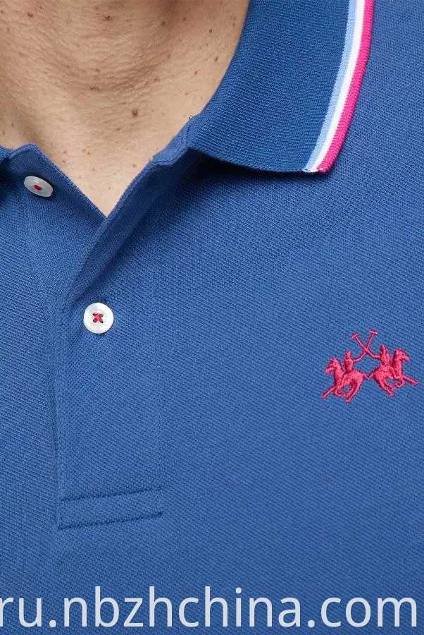 Classic Embroidery Short Sleeve Polo